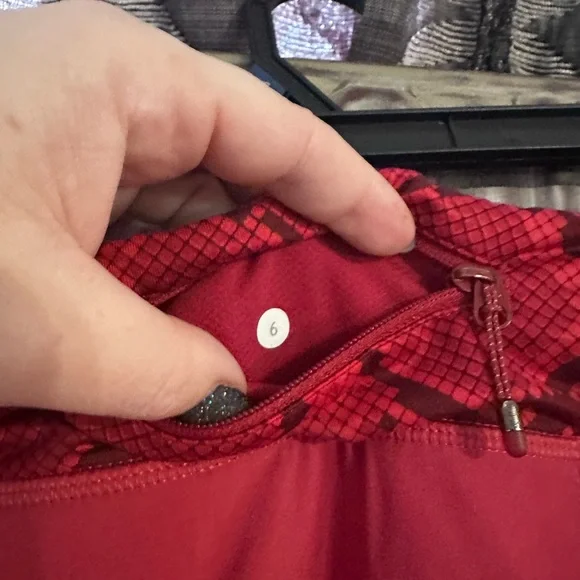 Lululemon Athletica Red Mini Skirt - Picture 3 of 5